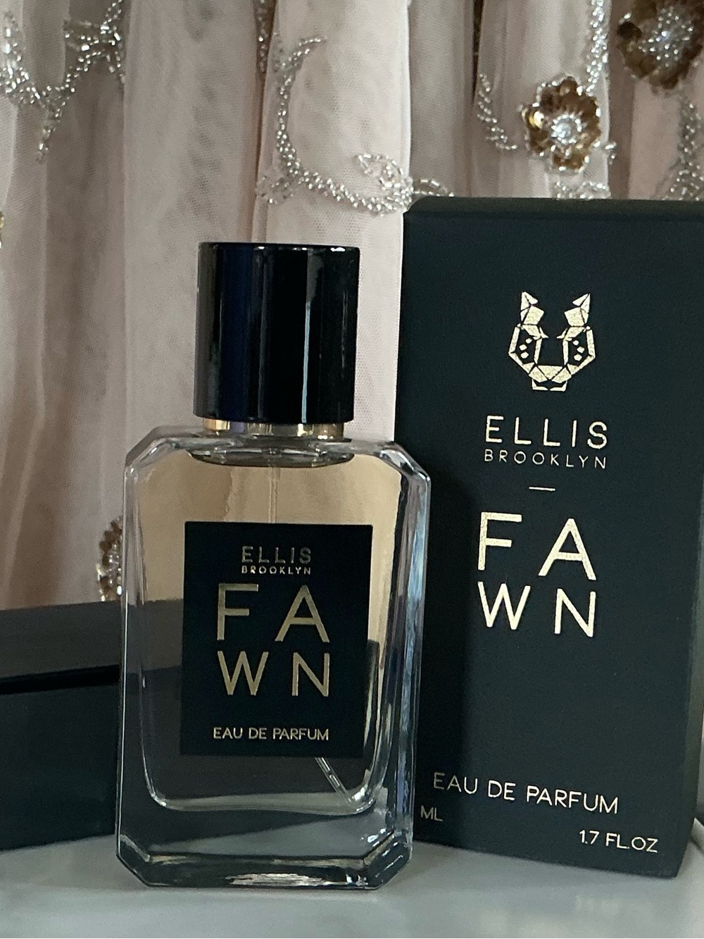 Ellis Brooklyn FAWN Eau de Parfum - Beige Bottle with Black Accents